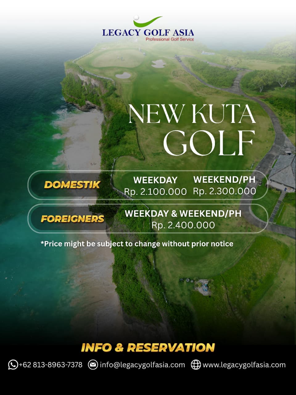 1. promo agustus 2026 - new kuta golf